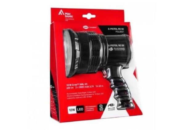 Mactronic - Rechargeable Searchlight X-Pistol RC 02